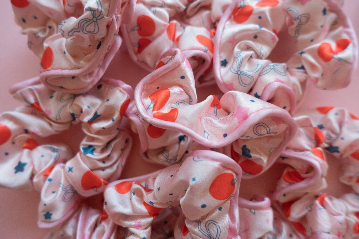 Cherry & Bows Scrunchie
