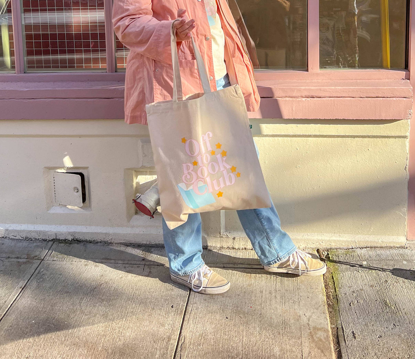 Off to Book Club Tote Bag