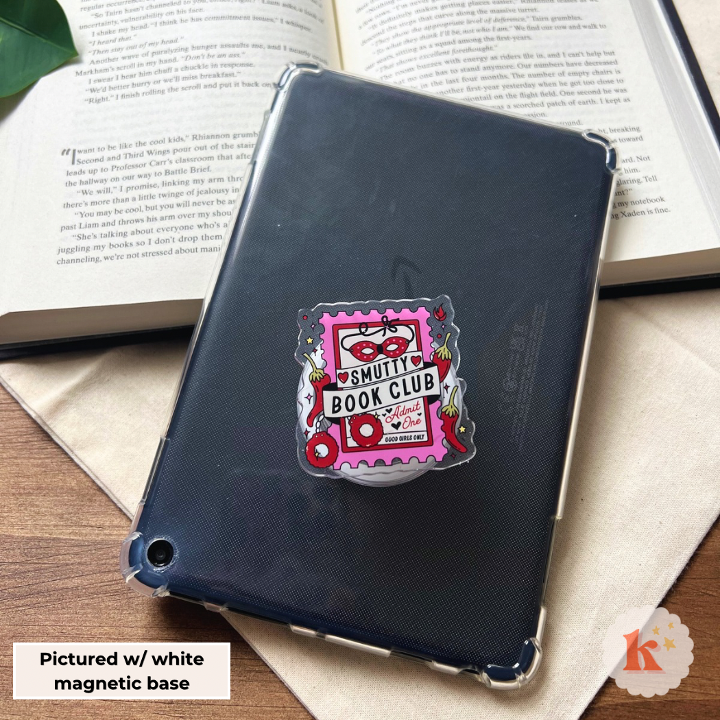 Smutty Book Club| bookish kindle grip