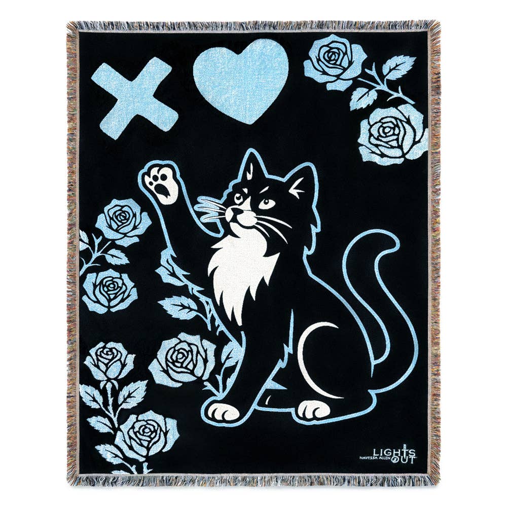 Fred Approved Woven Throw Blanket