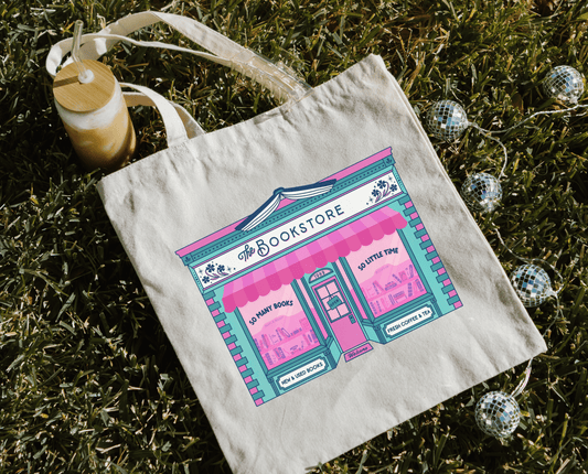 Pink Bookstore Tote