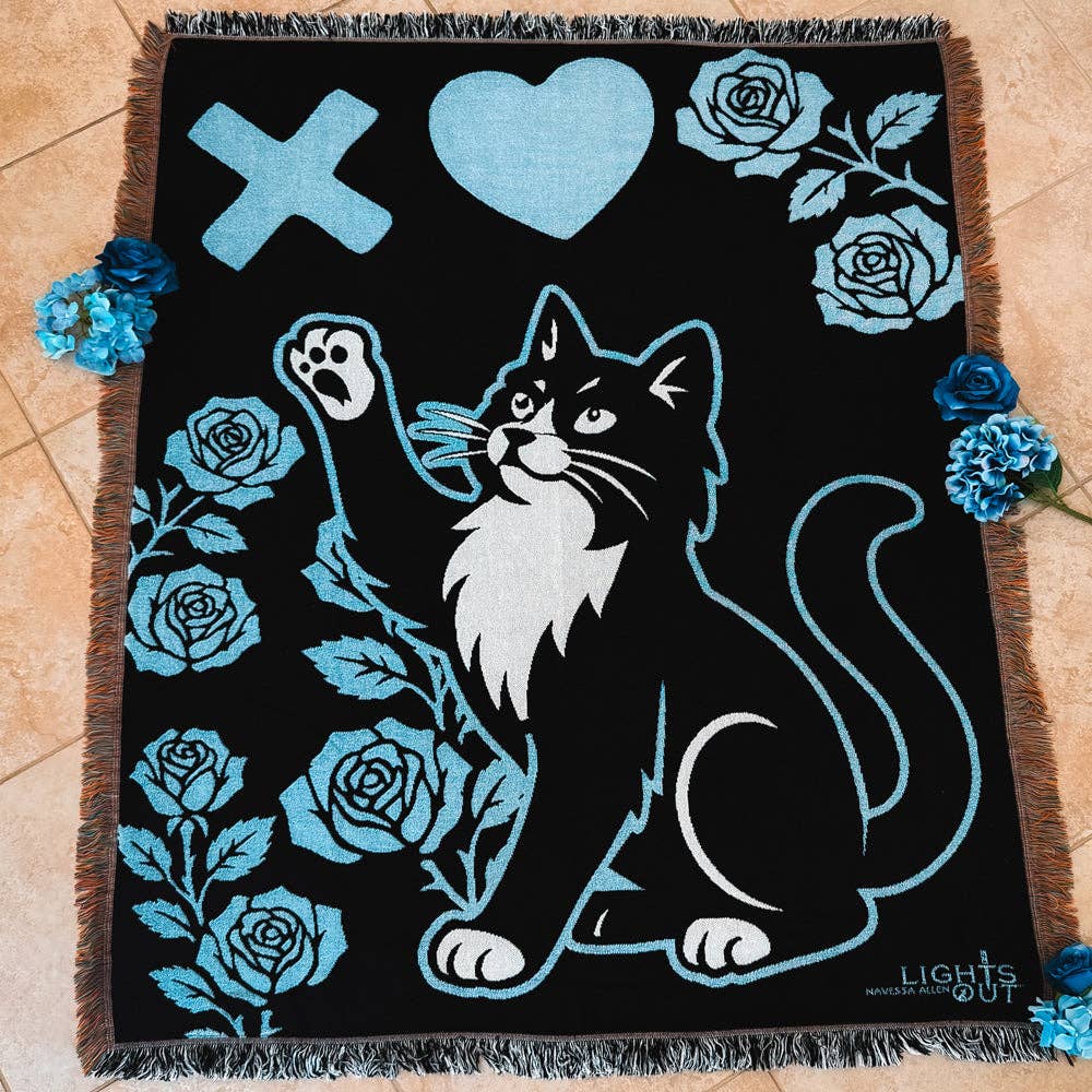 Fred Approved Woven Throw Blanket