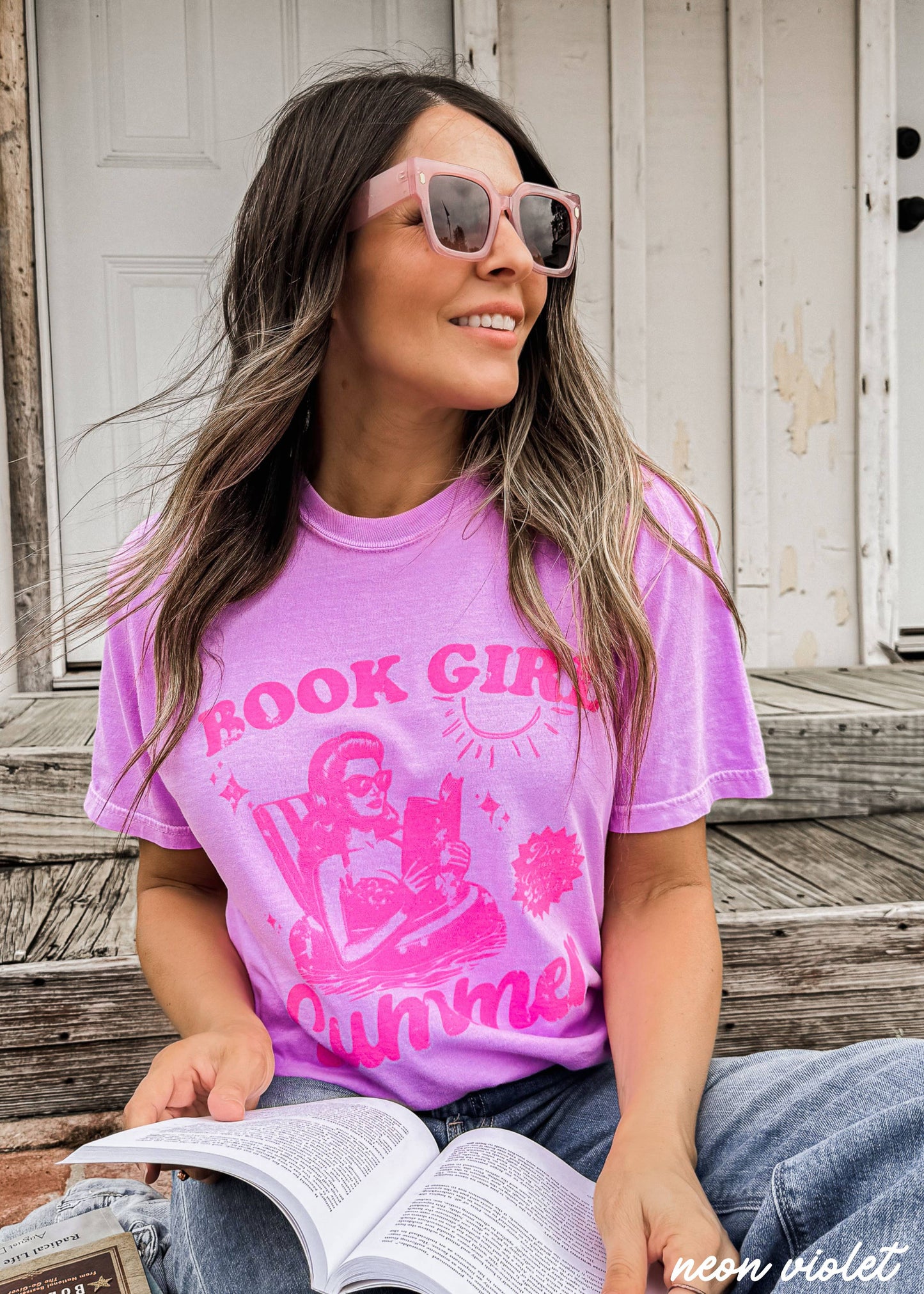 Book Girl Summer T-Shirt
