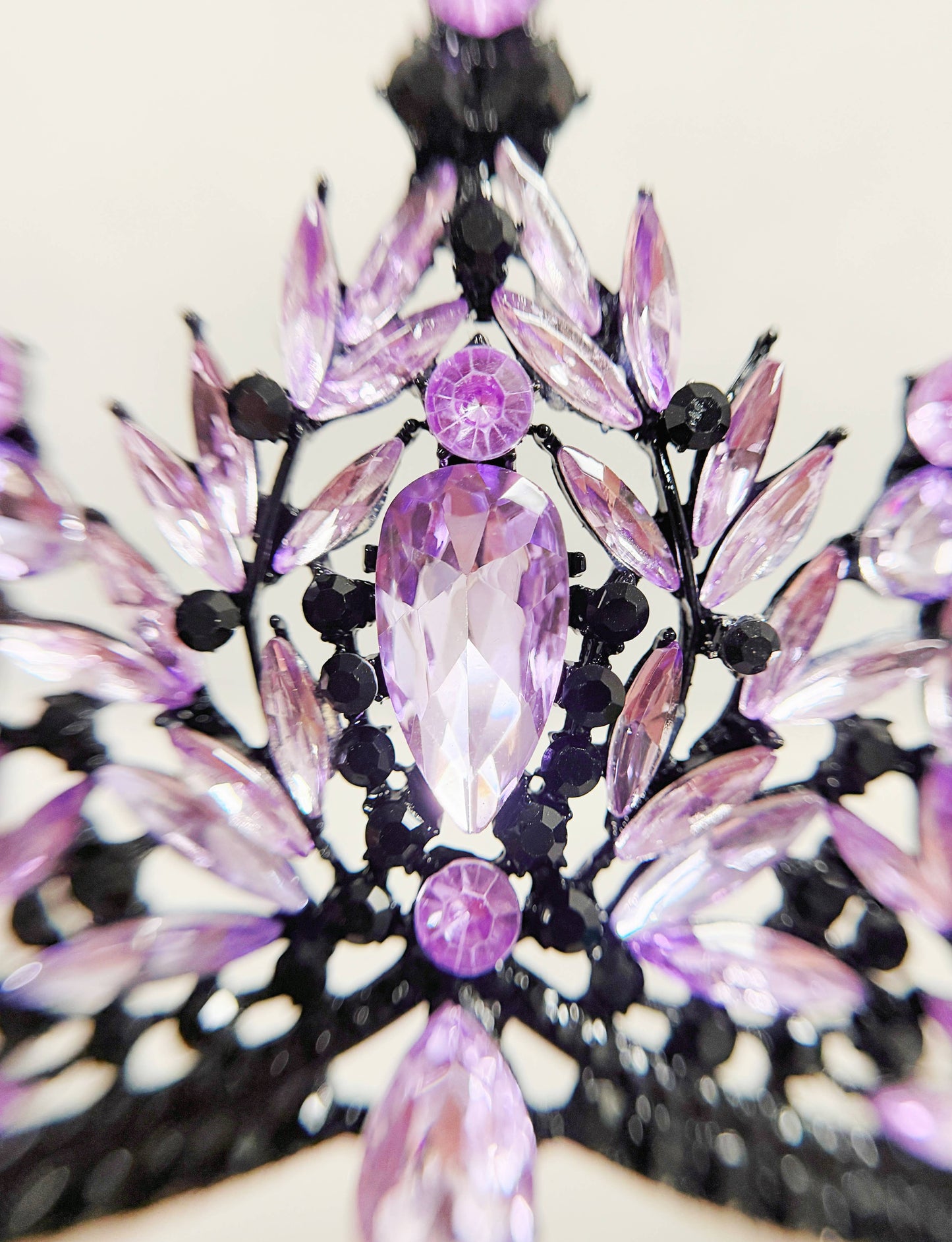 Black Purple Tiara