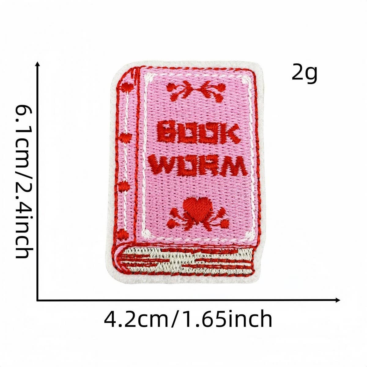 Bookish Embroidered Patches