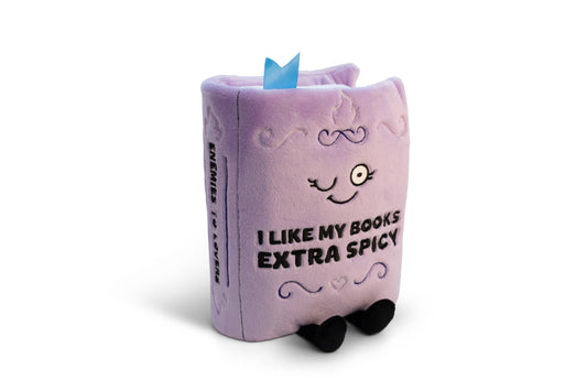 “I Like My Books Extra Spicy” Plush Book