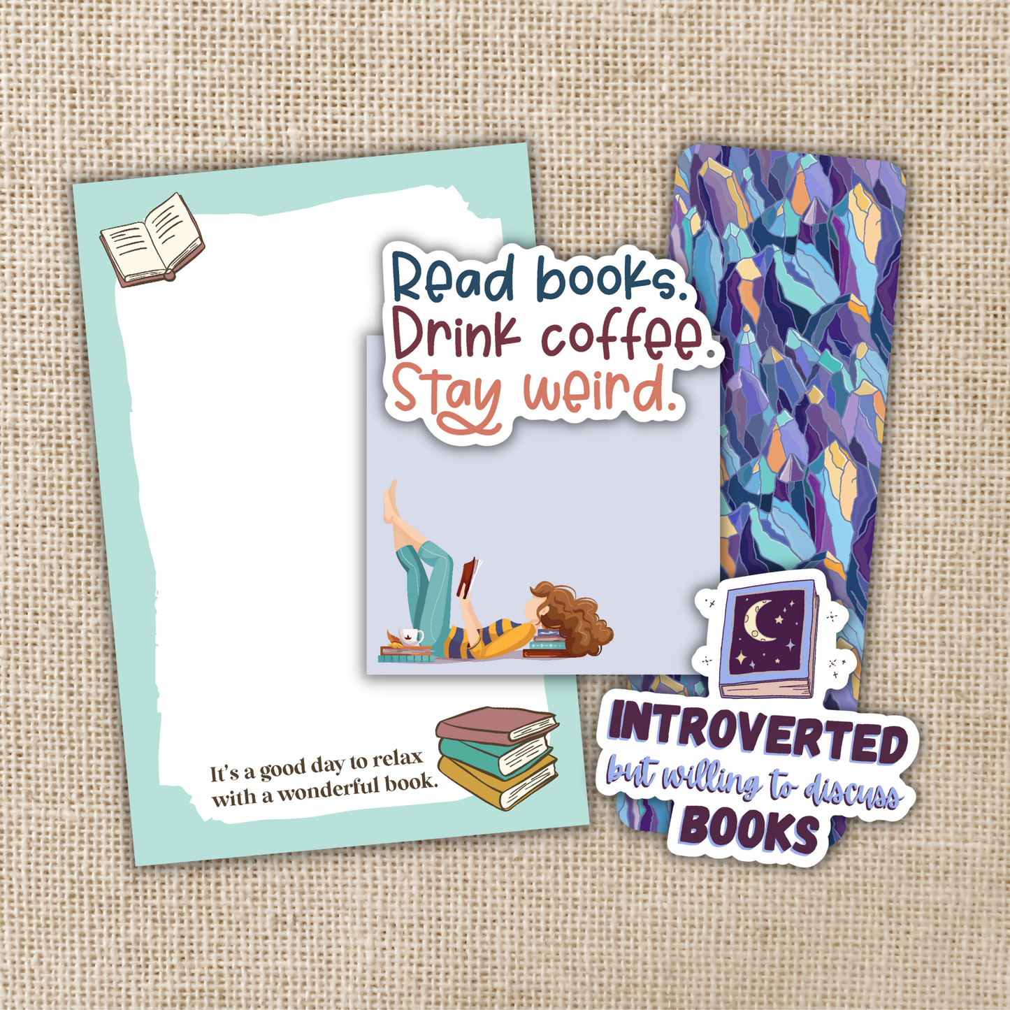 Book Lover Boxed Stationery Gift Set