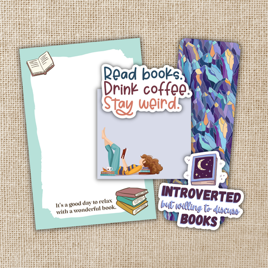 Book Lover Boxed Stationery Gift Set