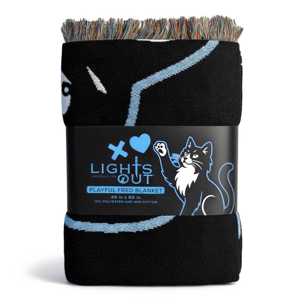Fred Approved Woven Throw Blanket