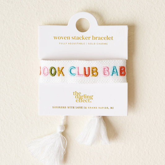 Woven Bracelet-Book Club Babe