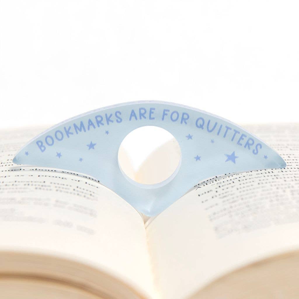 Bookmarks Are For Quitters Thumb Page Holder