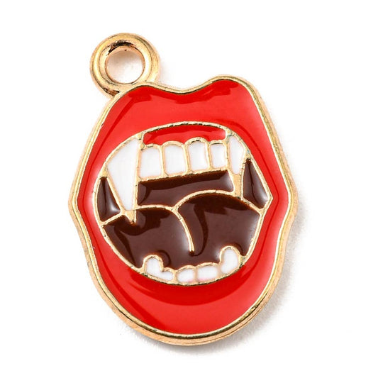 Vampire Teeth Kindle Charm