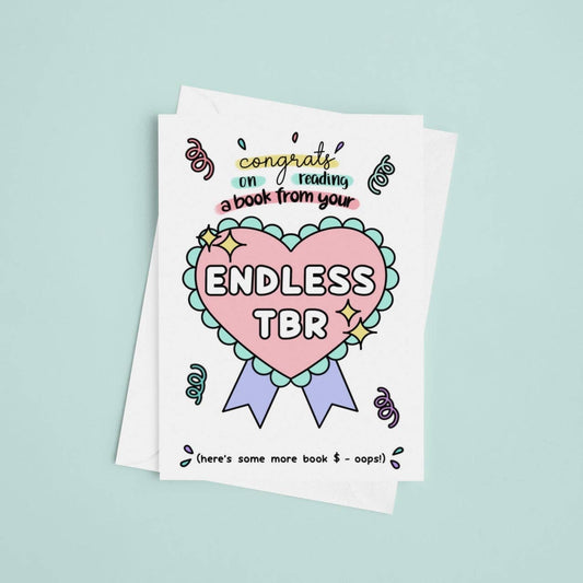 Endless TBR Greeting Card