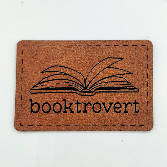 Booktrovert Iron On Patch
