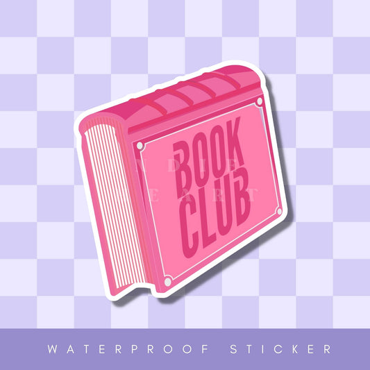 Book Club Vinyl Sticker