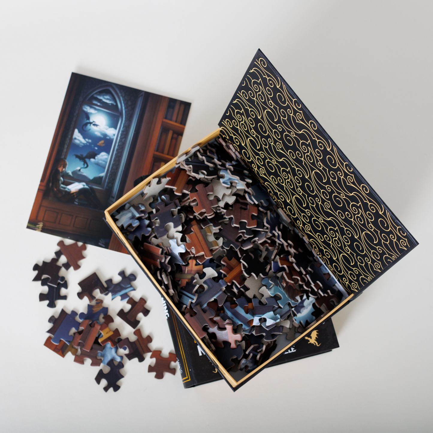 Night in the Archives Keepsake Puzzle | Fourth Wing