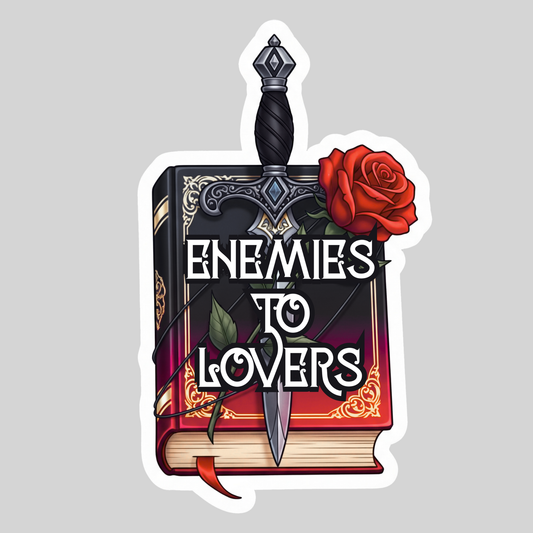 Enemies to Lovers Book Sticker