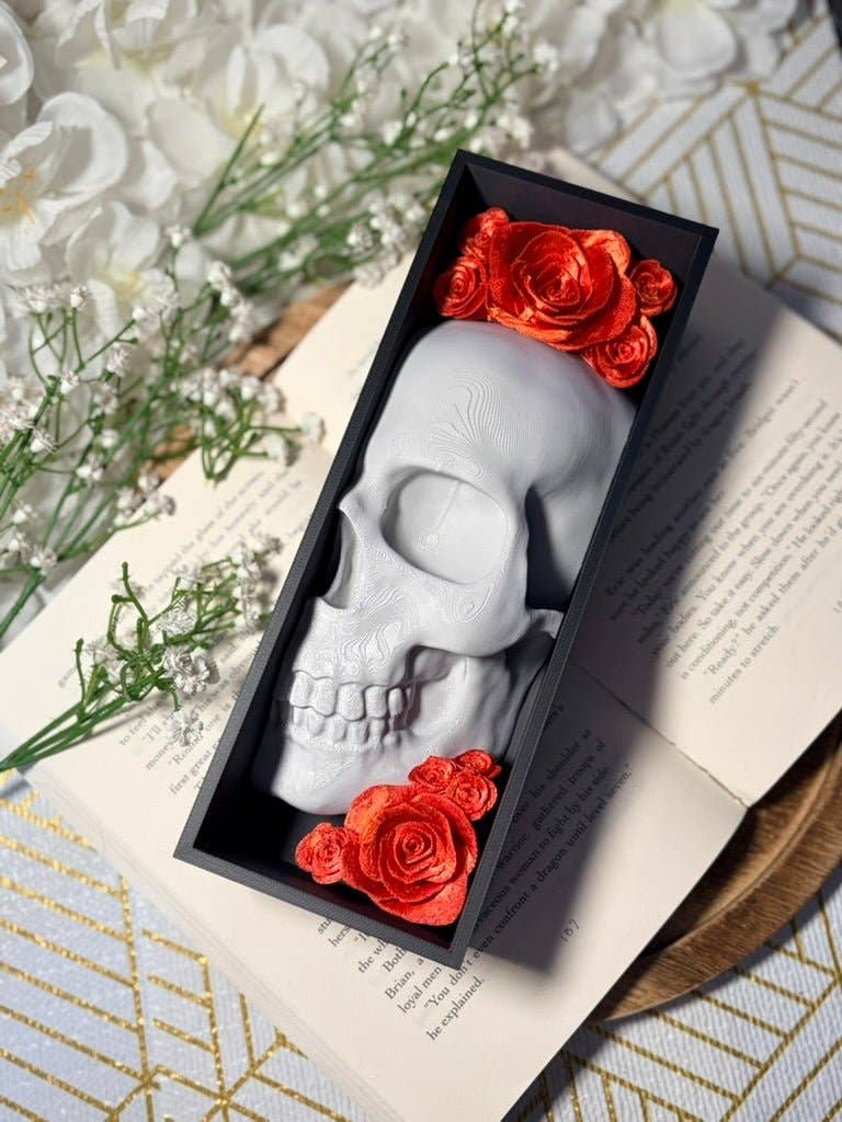 Skull Rose Book Nook