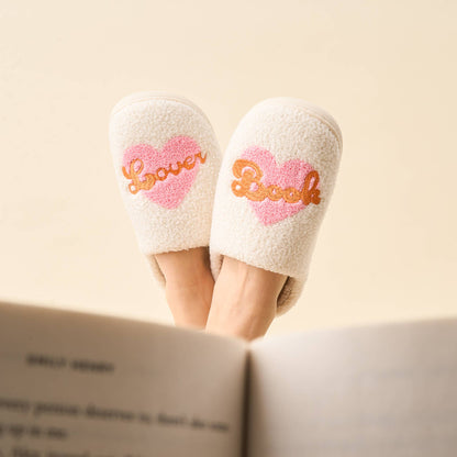 Slippers-Book Lover M/L