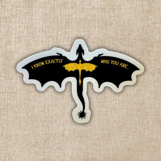 Fourth Wing Dragon Sticker