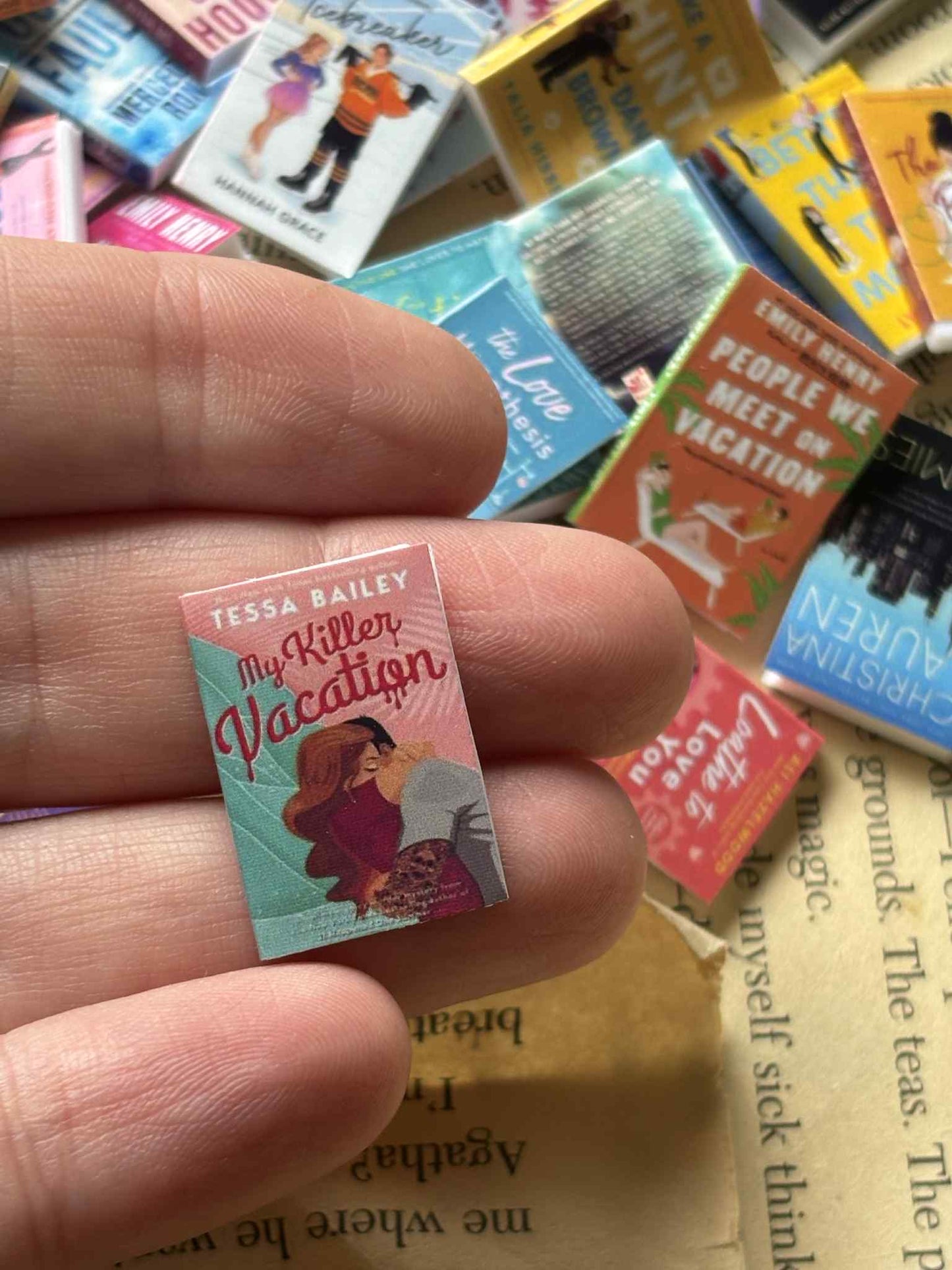 Mini Books Romance