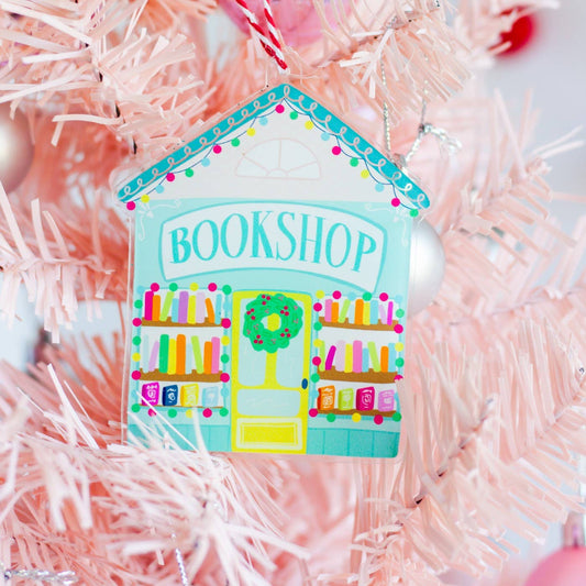 Bookshop Christmas Ornament