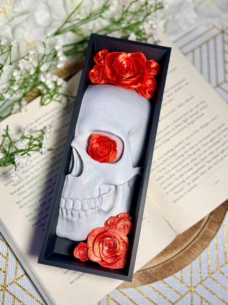 Skull Rose Book Nook