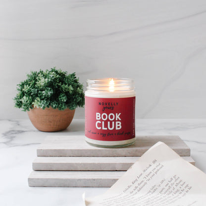 Book Club Candle