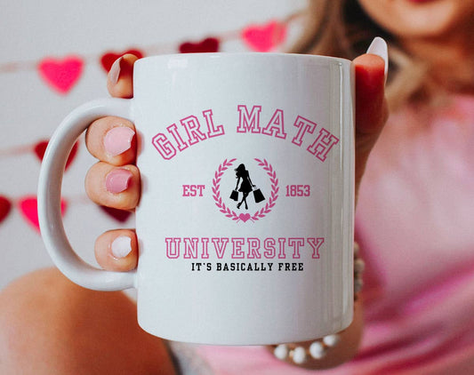 Girl Math University Coffee Mug