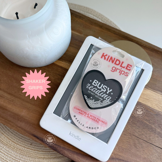 Busy Reading Kindle Grips