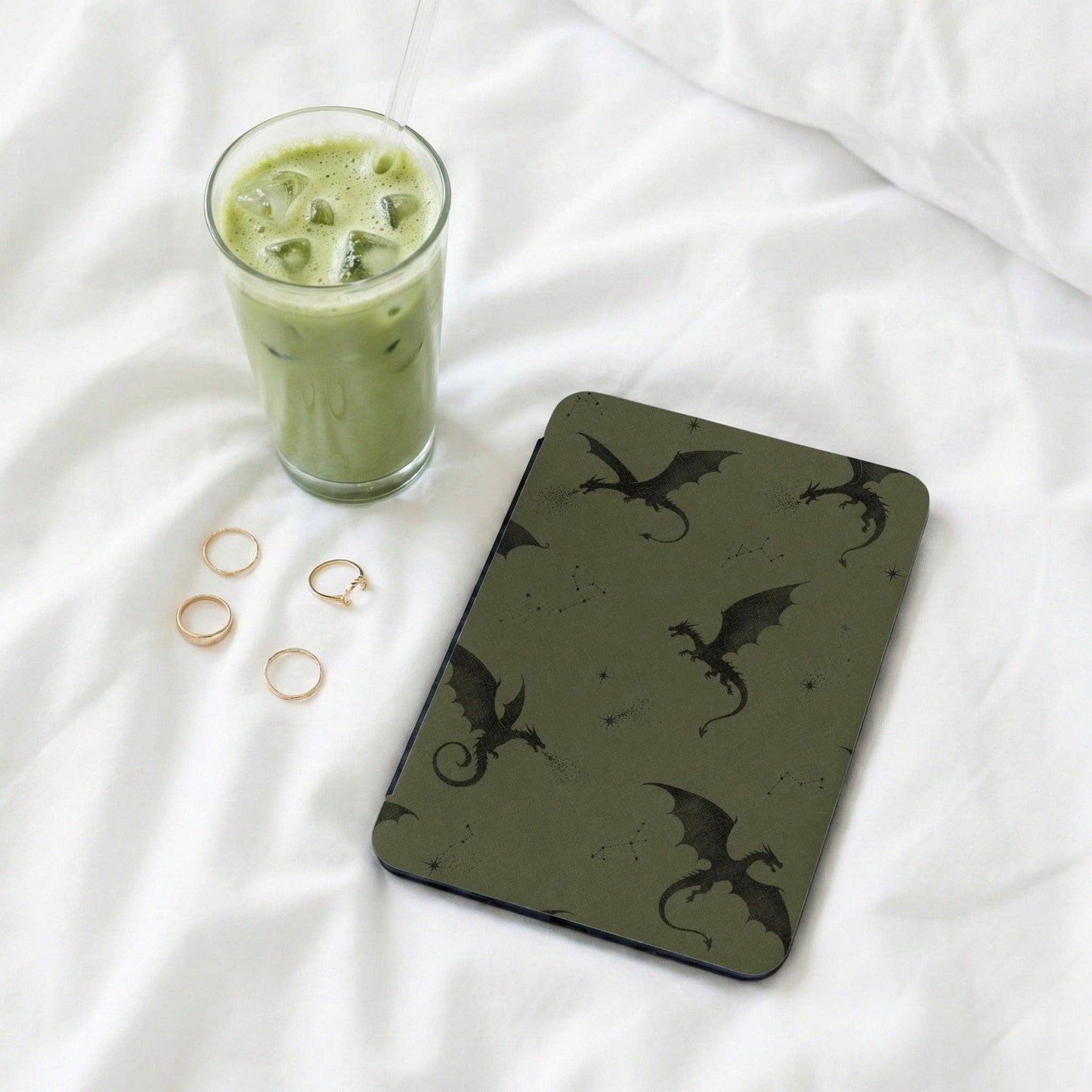 Green Fourth Wing Kindle Case