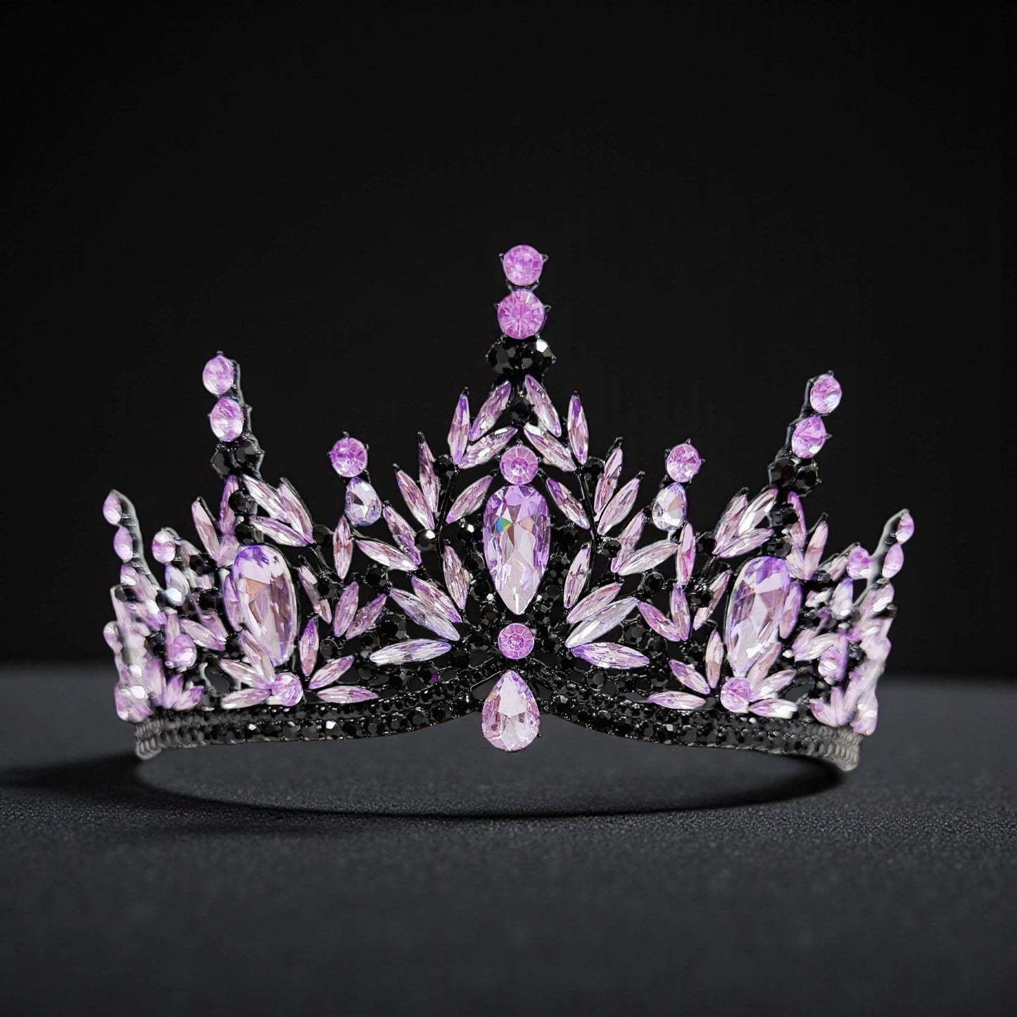 Black Purple Tiara