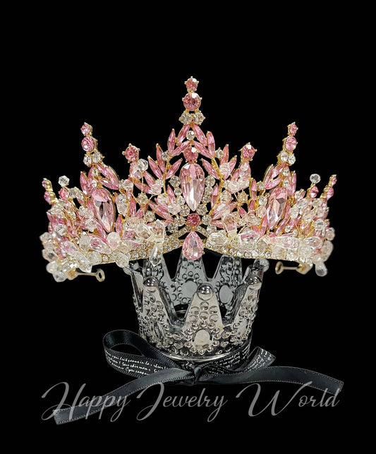 Pink Crystal Tiara