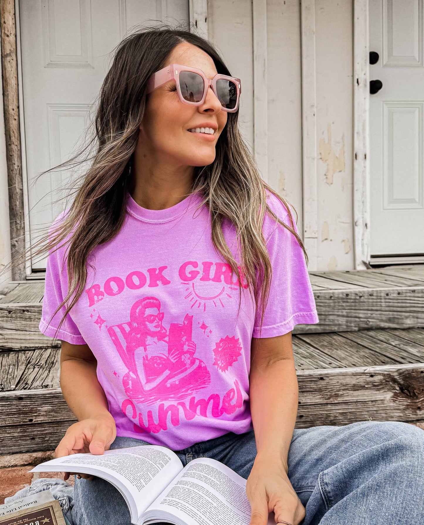 Book Girl Summer T-Shirt