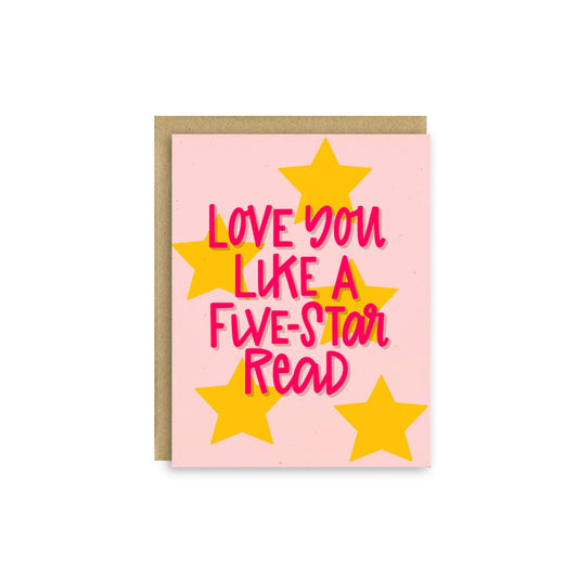 Love You Like a 5-Star Read Greeting Card