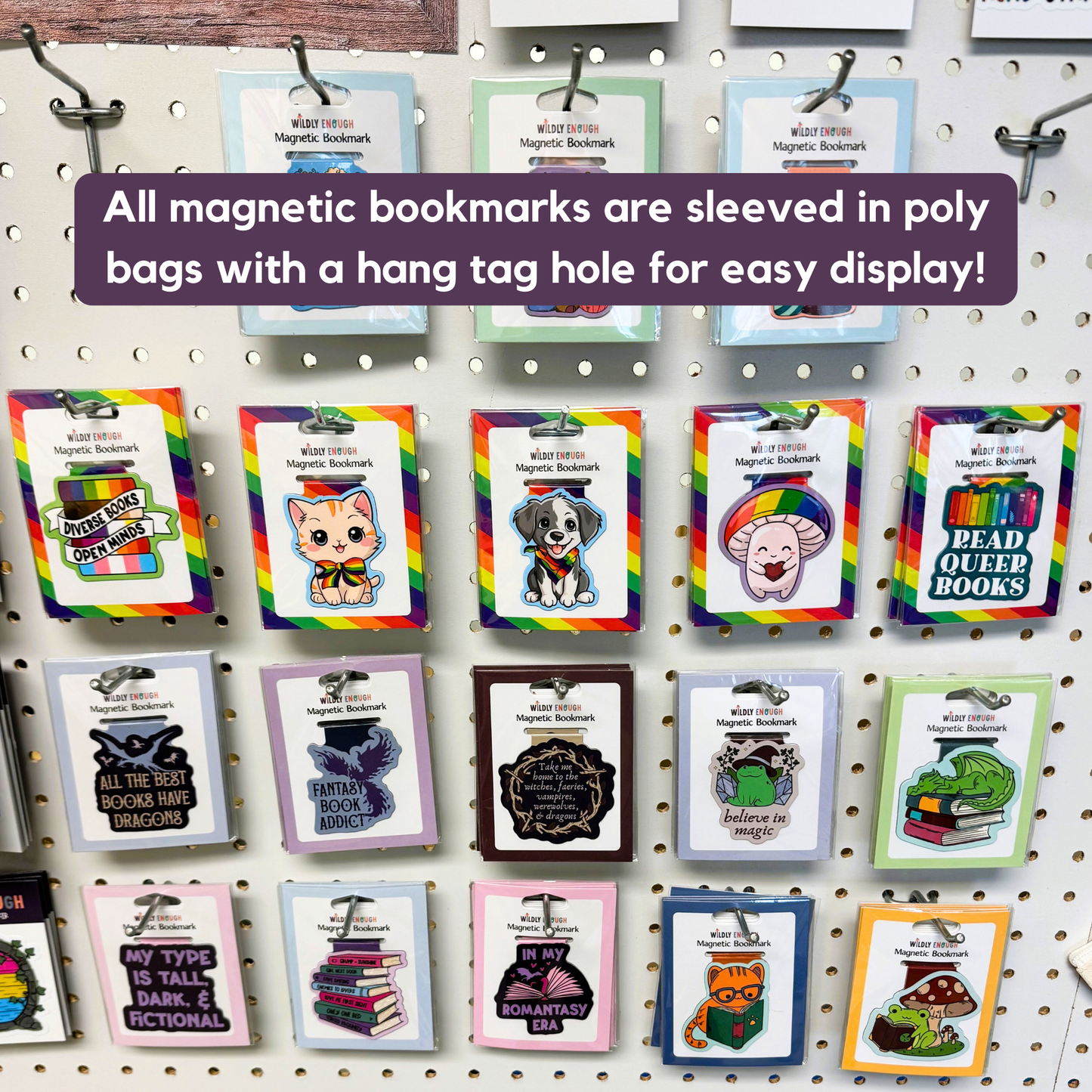 Read Queer Books Magnetic Bookmark