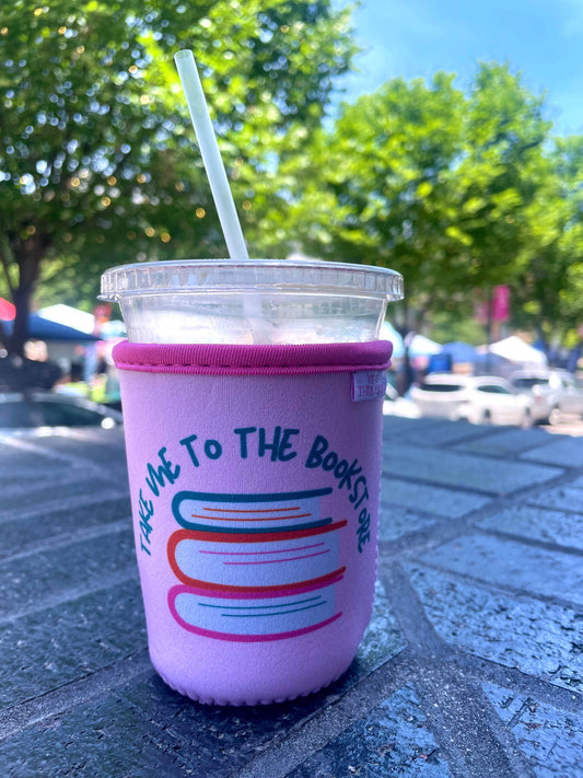 Take me to the bookstore Iced Drink Sleeve - Small 16-18oz