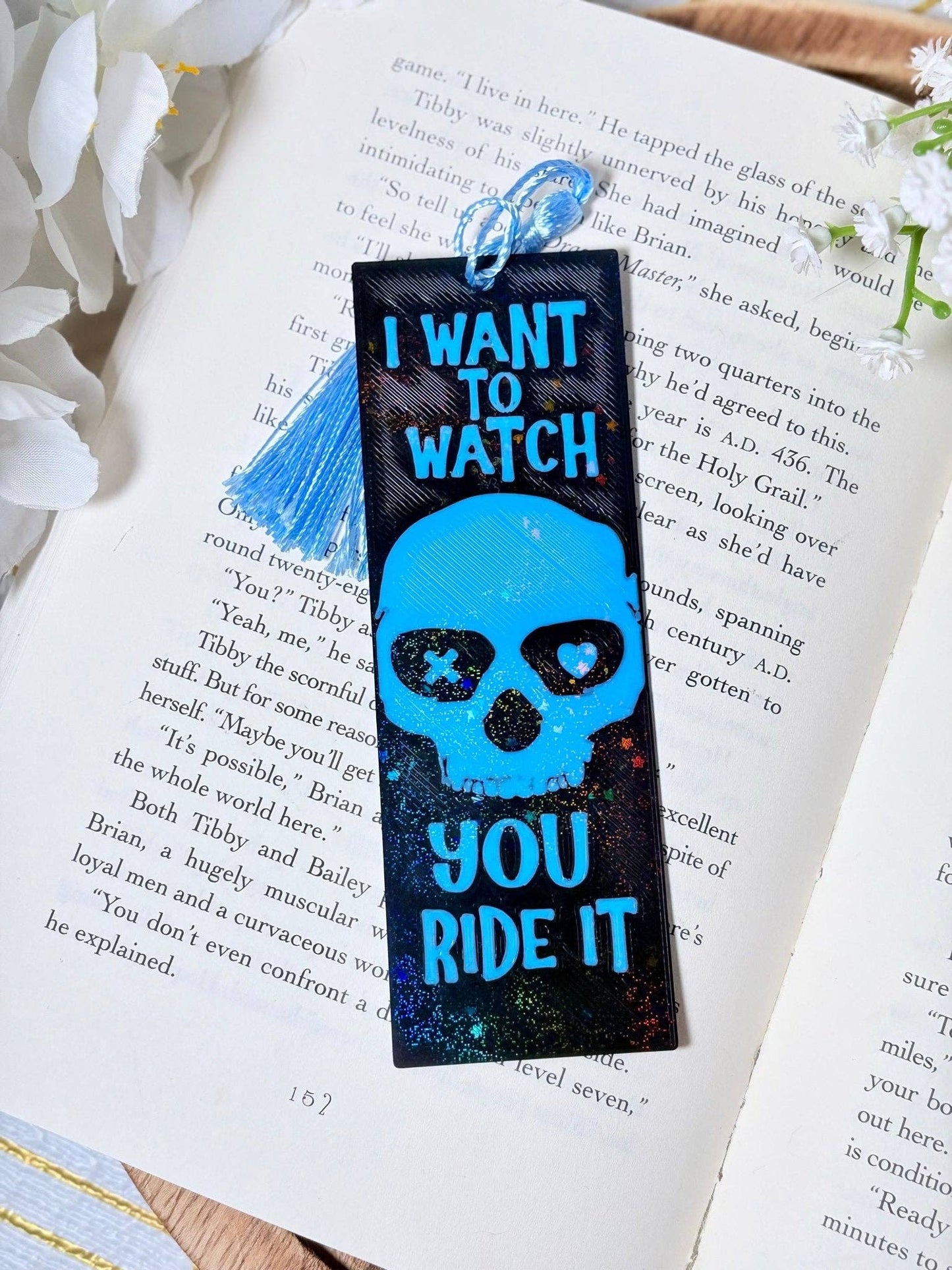 I Want to Watch You Ride It Sparkle Bookmark