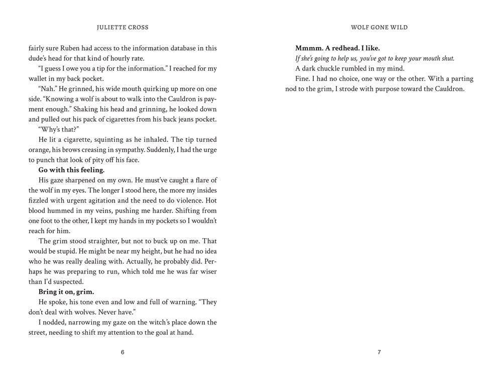 Wolf Gone Wild: Juliette Cross