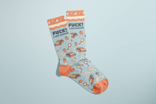 F*ck! I Love Reading Socks (book lovers