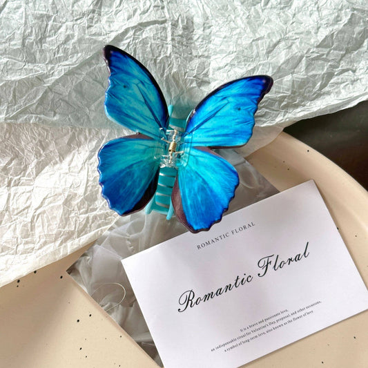 Colorful Butterfly Claw Clip