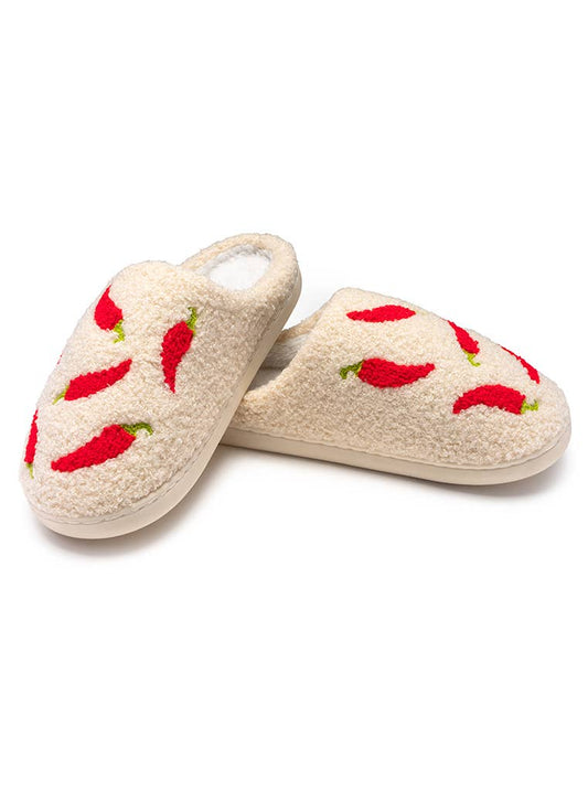 Spicy Chili Peppers Slippers