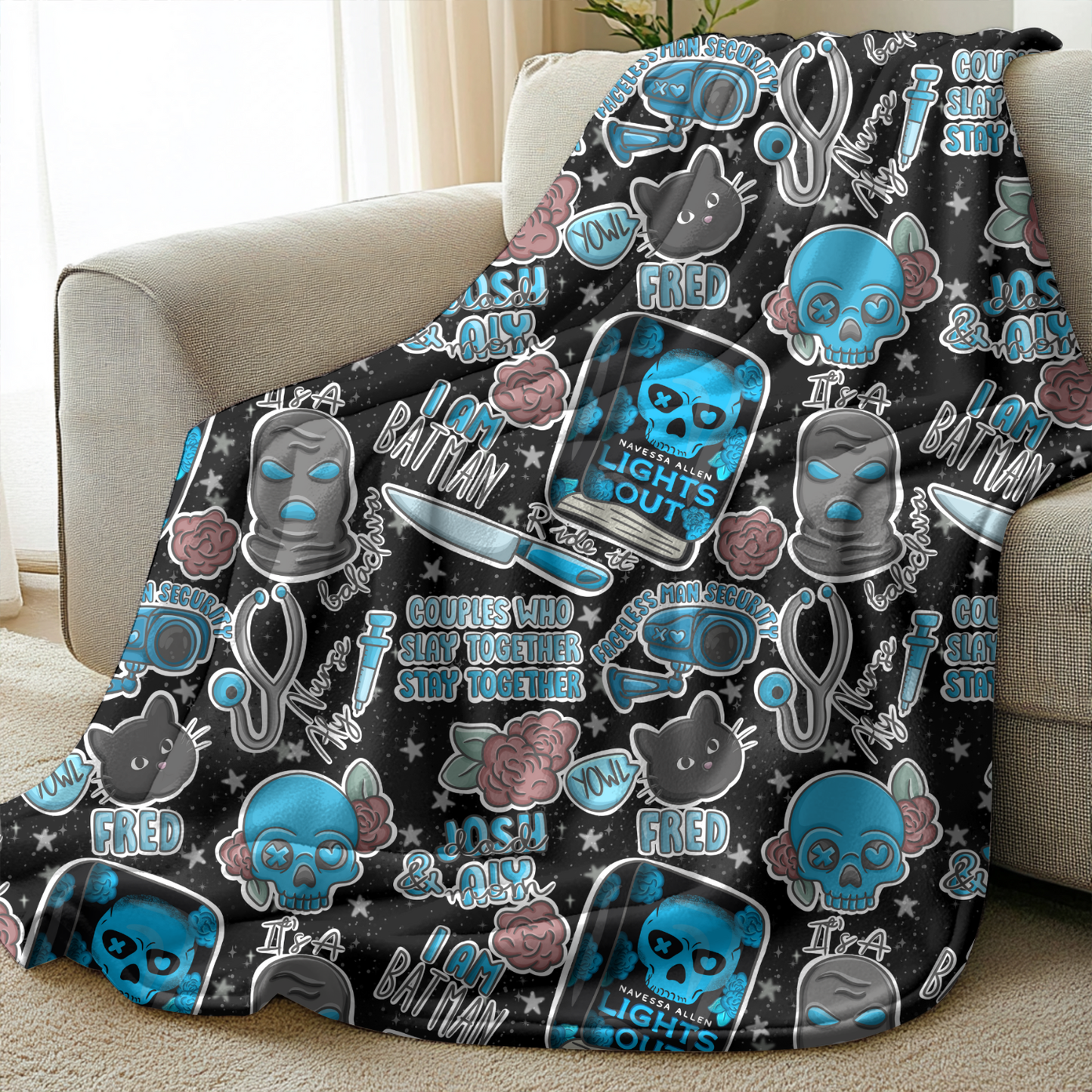 Book Themed Blankets