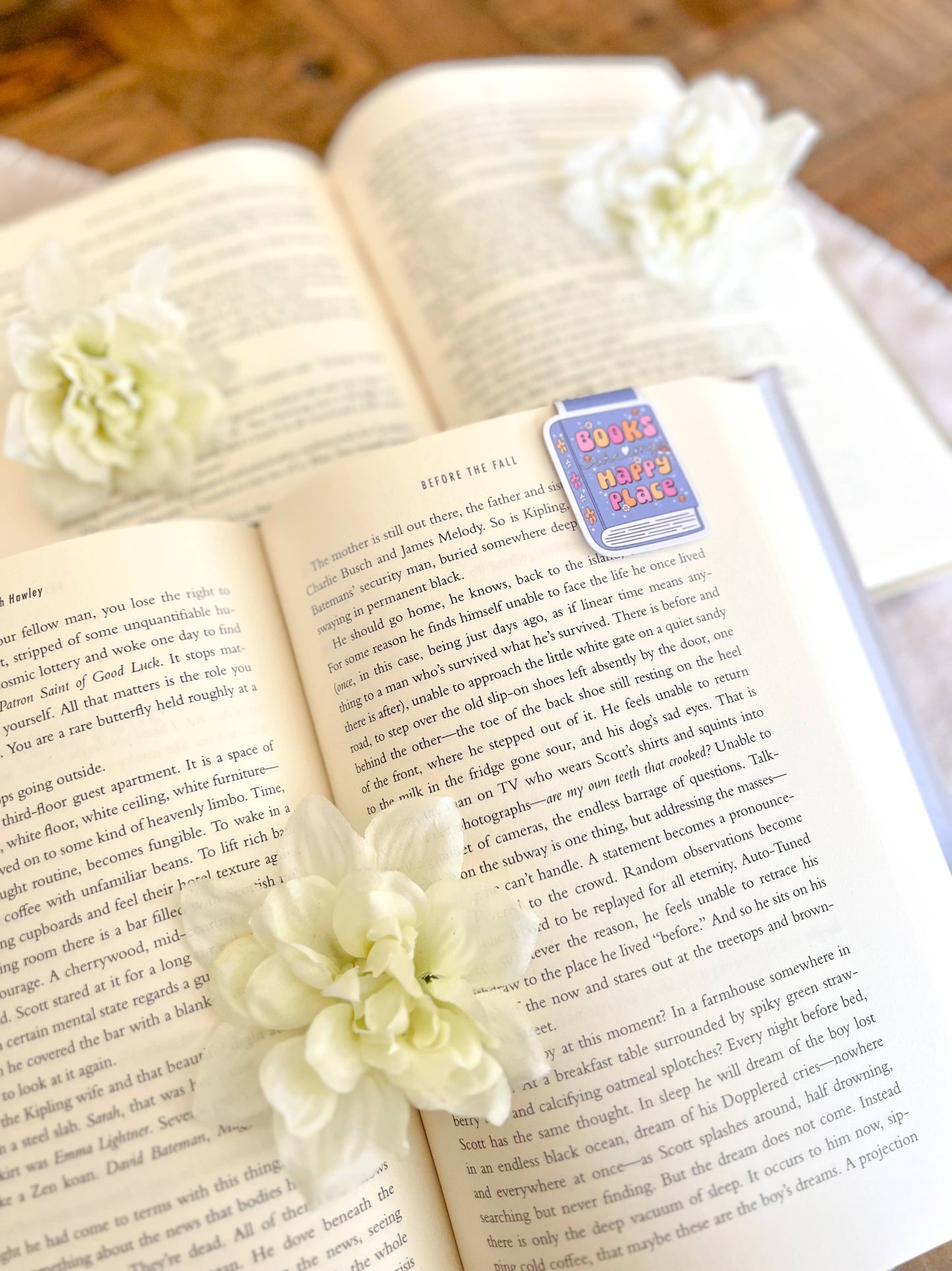 Books Are My Happy Place Magnetic Bookmark