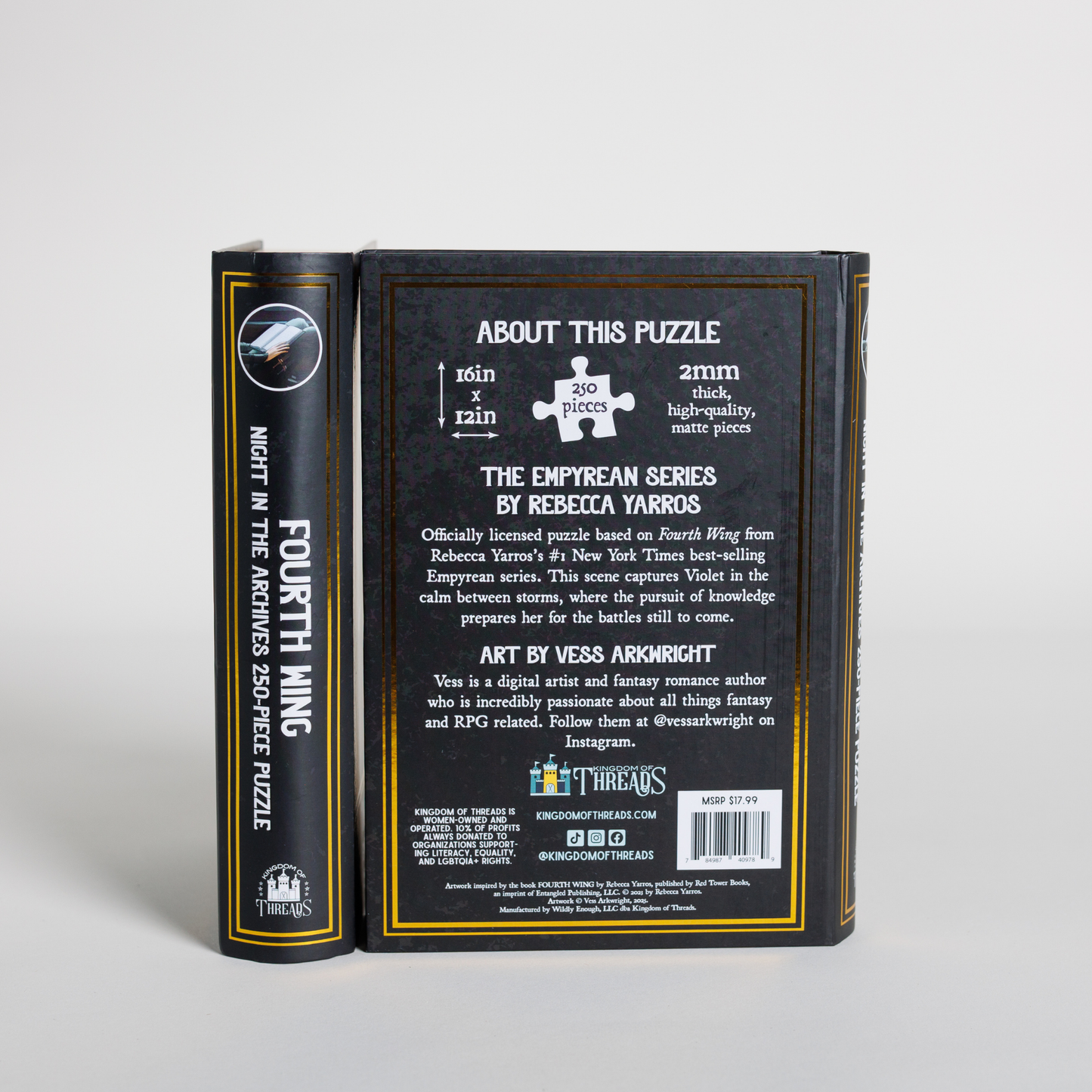 Night in the Archives Keepsake Puzzle | Fourth Wing