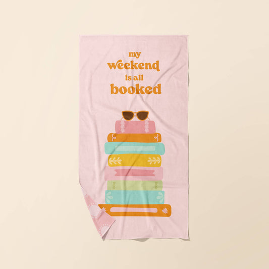 XL Quick-Dry Beach Towel-My Weekend is All Booked