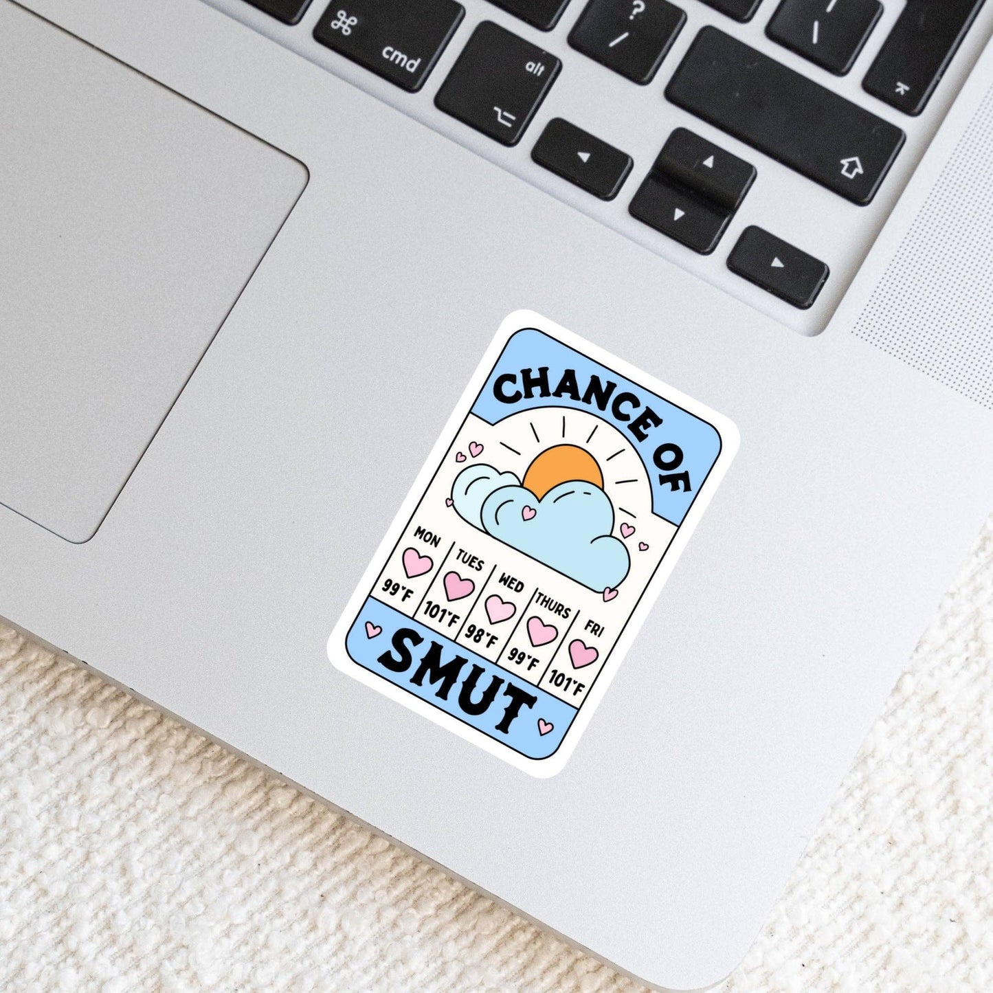 Chance of Smut Forecast Sticker