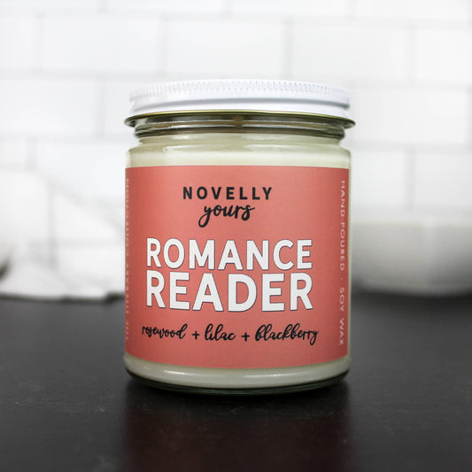 Romance Reader candle