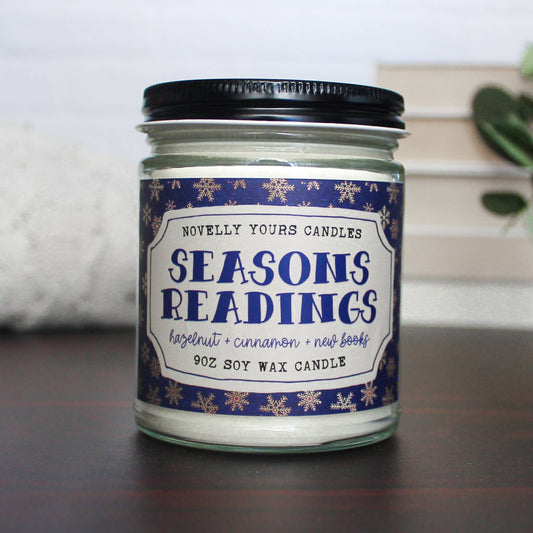 Seasons Readings candle