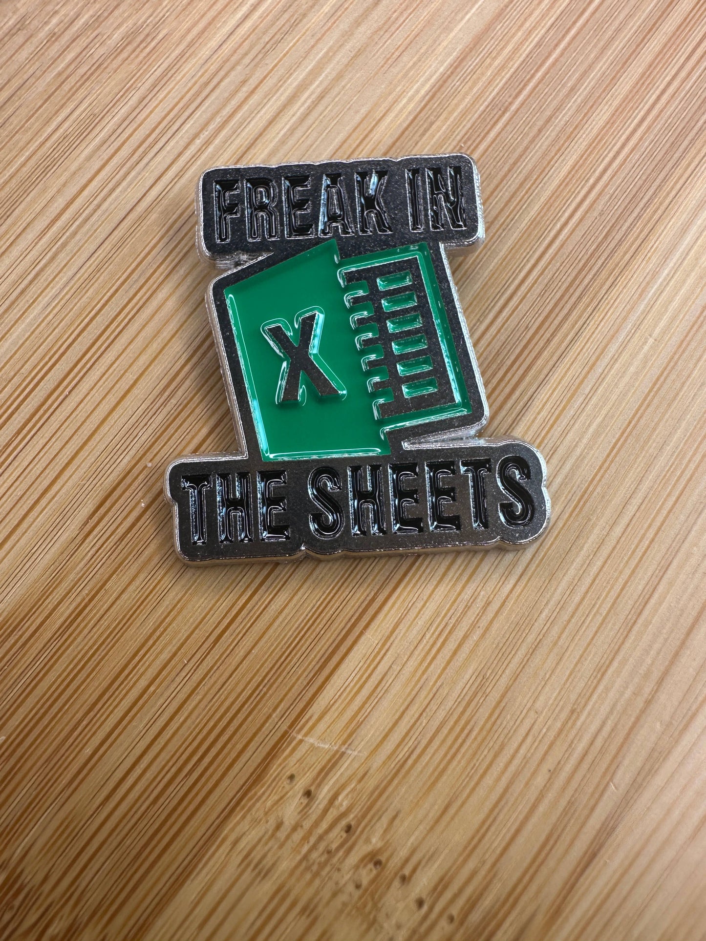 Freak in the Sheets Enamel Pin